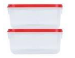 Polka Container (421 X 2) (2000 ml) (Red)
